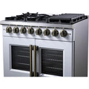  Forno 36-inch Freestanding Dual Fuel Range with True Convection Technology FFSGS6387-36WHT IMAGE 9