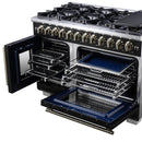  Forno Capriasca 48-inch Freestanding Dual Fuel Range FFSGS6387-48BLK IMAGE 12