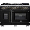  Forno Capriasca 48-inch Freestanding Dual Fuel Range FFSGS6387-48BLK IMAGE 1