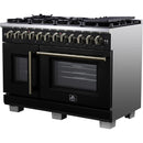  Forno Capriasca 48-inch Freestanding Dual Fuel Range FFSGS6387-48BLK IMAGE 6