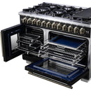  Forno Capriasca 48-inch Freestanding Dual Fuel Range FFSGS6387-48BLK IMAGE 8