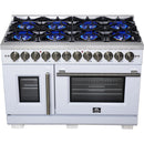  Forno Capriasca 48-inch Freestanding Dual Fuel Range FFSGS6387-48WHT IMAGE 10