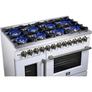  Forno Capriasca 48-inch Freestanding Dual Fuel Range FFSGS6387-48WHT IMAGE 11