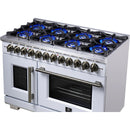  Forno Capriasca 48-inch Freestanding Dual Fuel Range FFSGS6387-48WHT IMAGE 12