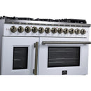  Forno Capriasca 48-inch Freestanding Dual Fuel Range FFSGS6387-48WHT IMAGE 5
