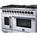  Forno Capriasca 48-inch Freestanding Dual Fuel Range FFSGS6387-48WHT IMAGE 8