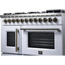  Forno Capriasca 48-inch Freestanding Dual Fuel Range FFSGS6387-48WHT IMAGE 9