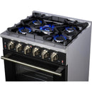 Forno 30-inch Freestanding Gas Range with 5 Burners FFSGS6239-30BLK IMAGE 14