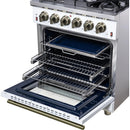  Forno 30-inch Freestanding Gas Range with 5 Burners FFSGS6239-30WHT IMAGE 14