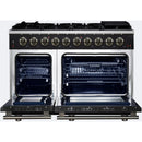  Forno Massimo 48-inch Freestanding Gas Range FFSGS6239-48BLK IMAGE 2