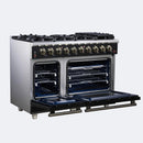  Forno Massimo 48-inch Freestanding Gas Range FFSGS6239-48BLK IMAGE 4