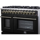  Forno Massimo 48-inch Freestanding Gas Range FFSGS6239-48BLK IMAGE 9