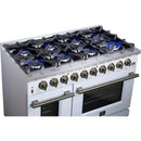  Forno Massimo 48-inch Freestanding Gas Range FFSGS6239-48WHT IMAGE 12