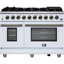  Forno Massimo 48-inch Freestanding Gas Range FFSGS6239-48WHT IMAGE 1