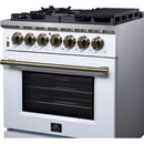  Forno 30-inch Freestanding Dual-Fuel Range with True Convection Technology FFSGS6125-30WHT IMAGE 10