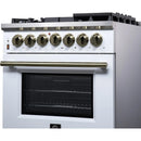  Forno 30-inch Freestanding Dual-Fuel Range with True Convection Technology FFSGS6125-30WHT IMAGE 11