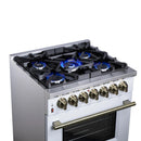  Forno 30-inch Freestanding Dual-Fuel Range with True Convection Technology FFSGS6125-30WHT IMAGE 13
