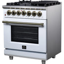  Forno 30-inch Freestanding Dual-Fuel Range with True Convection Technology FFSGS6125-30WHT IMAGE 8