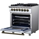  Forno 30-inch Freestanding Dual-Fuel Range with True Convection Technology FFSGS6125-30WHT IMAGE 9