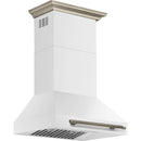  Forno 30-inch Aria Wall-Mounted Range Hood FRHWM5095-30WHT IMAGE 2