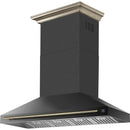  Forno 60-inch Aria Wall-Mounted Range Hood FRHWM5095-60BLK IMAGE 4