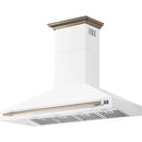  Forno 60-inch Aria Wall-Mounted Range Hood FRHWM5095-60WHT IMAGE 2