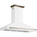 Forno 60-inch Aria Wall-Mounted Range Hood FRHWM5095-60WHT IMAGE 3