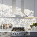  Forno 30-inch Venezia Wall-Mounted Range Hood with Touch Controls and Baffle Filters FRHWM5503-30WHT IMAGE 11