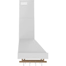  Forno 30-inch Venezia Wall-Mounted Range Hood with Touch Controls and Baffle Filters FRHWM5503-30WHT IMAGE 3