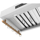  Forno 30-inch Venezia Wall-Mounted Range Hood with Touch Controls and Baffle Filters FRHWM5503-30WHT IMAGE 8