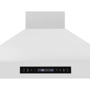  Forno 36-inch Venezia Wall-Mounted Range Hood with Touch Controls and Baffle Filters FRHWM5503-36WHT IMAGE 4