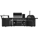  Forno 87,600 BTU Outdoor Kitchen with Gas Grill, Gas Pizza Oven, Sink Module, Bar and Beverage Center FODKT2551BLK IMAGE 4