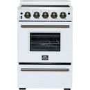  Forno 24-inch Freestanding Electric Range with Convection Technology FFSEL6099-24WHT IMAGE 1