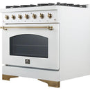  Forno 36-inch Freestanding Gas Range with 6 Burners FFSGS6219-36WHT IMAGE 10