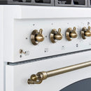  Forno 36-inch Freestanding Gas Range with 6 Burners FFSGS6219-36WHT IMAGE 4