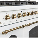  Forno 48-inch Freestanding Gas Range with 8 Burners and Griddle FFSGS6219-48WHT IMAGE 3