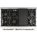  Forno 48-inch Freestanding Gas Range with 8 Burners and Griddle FFSGS6219-48WHT IMAGE 5