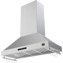 Forno 48-inch Venezia Wall-Mounted Range Hood with Touch Controls and Baffle Filters FRHWM5503-48 IMAGE 2