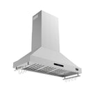  Forno 48-inch Venezia Wall-Mounted Range Hood with Touch Controls and Baffle Filters FRHWM5503-48 IMAGE 3