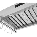  Forno 48-inch Venezia Wall-Mounted Range Hood with Touch Controls and Baffle Filters FRHWM5503-48 IMAGE 9