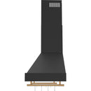  Forno 48-inch Venezia Wall-Mounted Range Hood with Touch Controls and Baffle Filters FRHWM5503-48BLK IMAGE 4