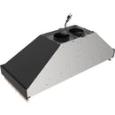  Forno 48-inch Venezia Wall-Mounted Range Hood with Touch Controls and Baffle Filters FRHWM5503-48BLK IMAGE 7