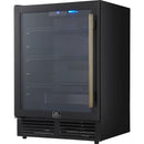  Forno 24-inch, 188 Can Capacity, Beverage Cooler with LED Lighting, Triple Glass Door FWCDR6665-24BLK IMAGE 7
