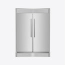  Forno 60-inch, 27.2 cu. ft. Built-in Convertible Refrigerator/Freezer with Trim Kit FFFFD1722-60SG IMAGE 1