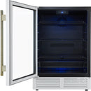  Forno 24-inch, 188 Can Capacity, Beverage Cooler with LED Lighting, Triple Glass Door FWCDR6665-24WHT IMAGE 2