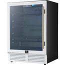  Forno 24-inch, 188 Can Capacity, Beverage Cooler with LED Lighting, Triple Glass Door FWCDR6665-24WHT IMAGE 7