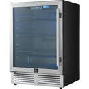  Forno 24-inch, 188 Can Capacity, Beverage Cooler with LED Lighting, Triple Glass Door FWCDR6665-24S IMAGE 7