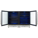  Forno 48-inch, 9.6 cu. ft. Side-by-Side Wine and Beverage Cooler FWCDR6699-48S IMAGE 2