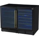  Forno 48-inch, 9.6 cu. ft. Side-by-Side Wine and Beverage Cooler FWCDR6699-48BLK IMAGE 3