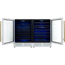  Forno 48-inch, 9.6 cu. ft. Side-by-Side Wine and Beverage Cooler FWCDR6699-48WHT IMAGE 2
